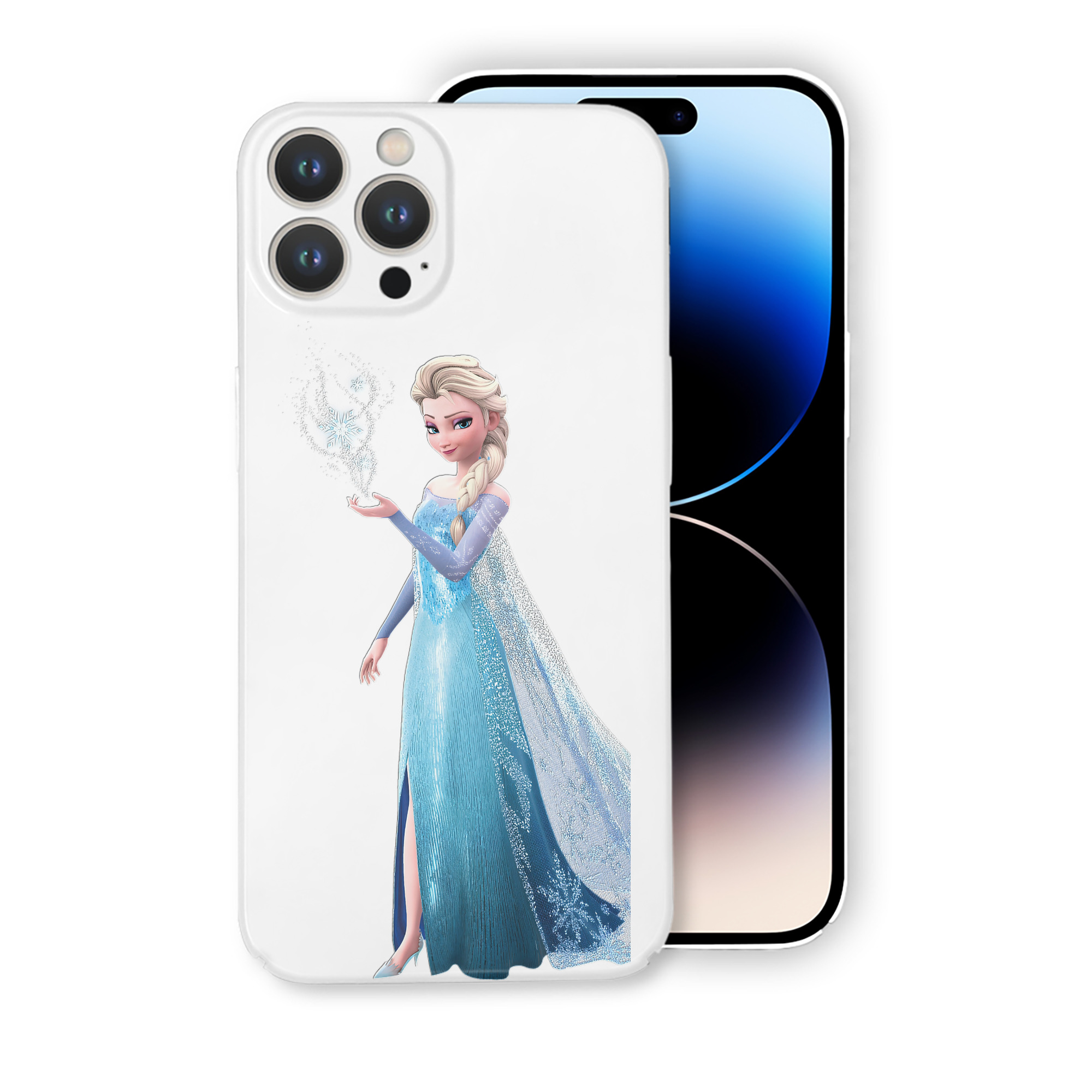 （画像用） アナと雪の女王 アンナ エルサ Frozen Anna Elsa 【iPhone 14シリーズ対応】ハードケース